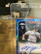 2024 Topps Chrome Update Rookie Autographs Wyatt Langford Blue &Green Lava /125