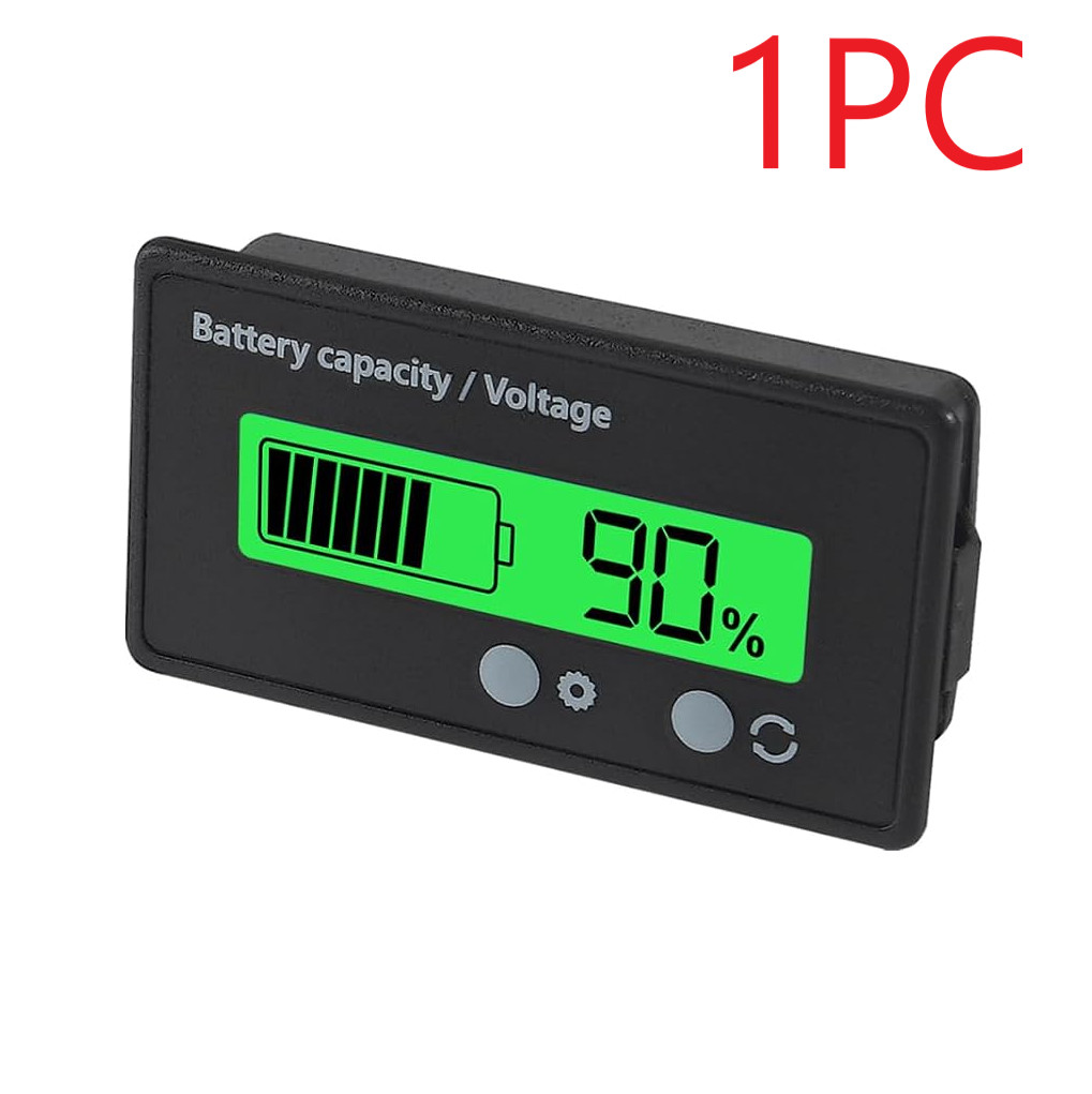 12V/24V/36/48V Battery Status Charge LCD Digital Indicator Monitor Meter Gauge