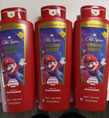 Old Spice Super Mario Galaxy Cosmic Quest Body + Face Wash 24oz - Brand New