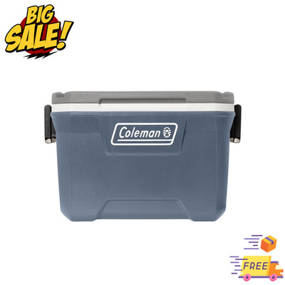 Coleman 316 Series 52QT Hard Chest Cooler Lakeside Blue Ice Chest