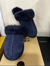 New UGG Women's Scuffette II Slipper Navy Size 6