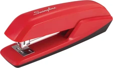 Stapler Desktop Office Stapler 20 Sheet Capacity Full Strip Tacker Red Durable