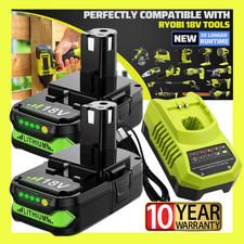 2Pack 2.0Ah For RYOBI P190 Battery 18V Lithium Ion Compact Battery or Charger