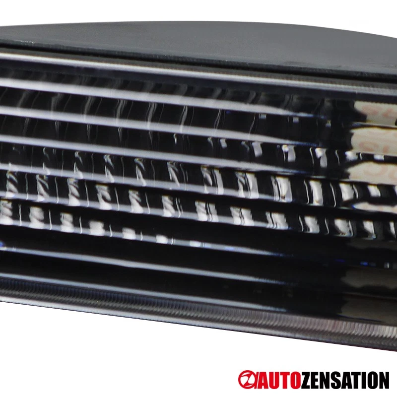 Fit 1999-2004 Ford F250 F350 F450 Black Bumper Corner Lights Signal Parking Lamp Foto 4 de 4