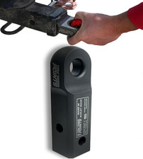 Yankum 2 Hitch Recovery Point Heavy Duty Shackle Mount For Black
