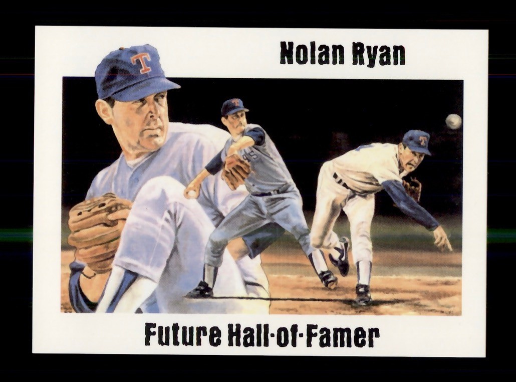 1991 NOLAN RYAN PROMO FUTURE HALL OF FAMER TEXAS RANGERS