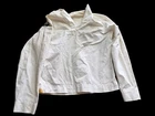 WWII US Navy Uniform Cracker Jack White NAMED Military WW2 Shirt USS Hancock
