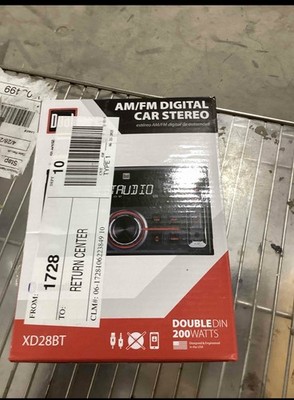 Dual Electronics XD28BT 200 Watts Bluetooth AM/FM Digital Car Stereo Receiver
