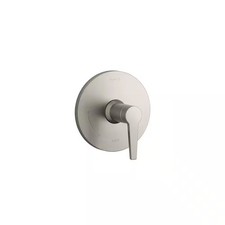 KOHLER Pitch 1-Handle Valve Trim in Vibrant Brushed Nickel Valve Not Included