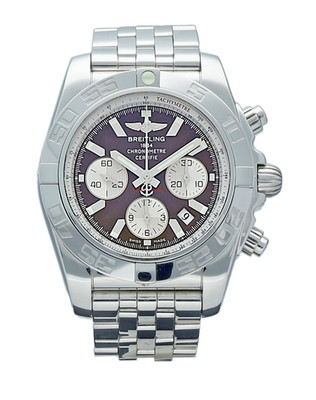 Breitling Chronomat AB0110 44mm Stainless Steel Brown Dial Automatic Men's Watch