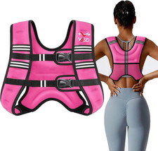 Weighted Vest Woman 6Lb/8Lb/12Lb/16Lb/20Lb/25Lb/30Lb Weight Vest for Women Men B