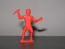 MPC Indian with Knife in Red Plastic. 54mm Scale