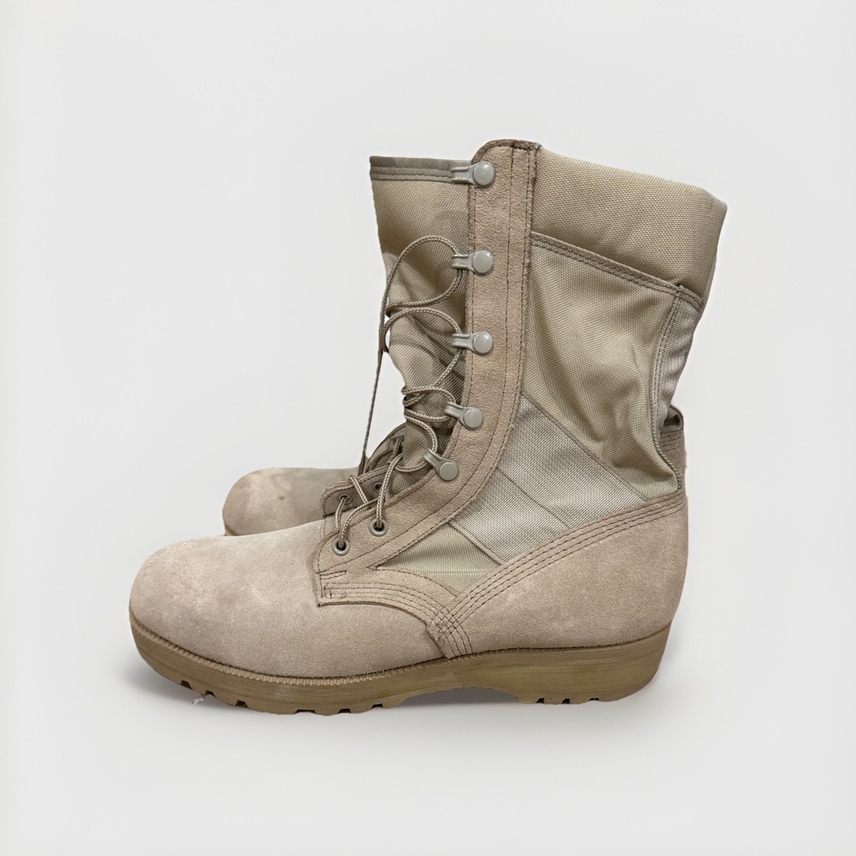 【WELLCO】ミリタリーブーツ Vibramソール コヨーテ 米軍 Wellco Desert Tan Army (Men) Combat Military Boots Size 10.5 R