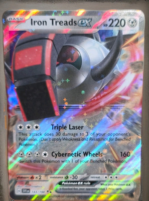 Iron Treads ex 143/198 Full Art Holo Double Rare SV01 Scarlet & Violet Pokémon