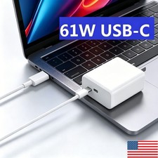 61W USB-C AC Adapter Charger TypeC Cord for Apple MacBook Pro 13" A1718 A1947