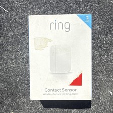 Ring Wireless Contact Sensor 2 Pack Z-Wave Alexa Indoor Door Sensor White