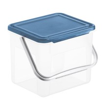 Rotho BASIC Waschmittelbehälter 4,5 Liter Box Deckel transparent blau 3kg