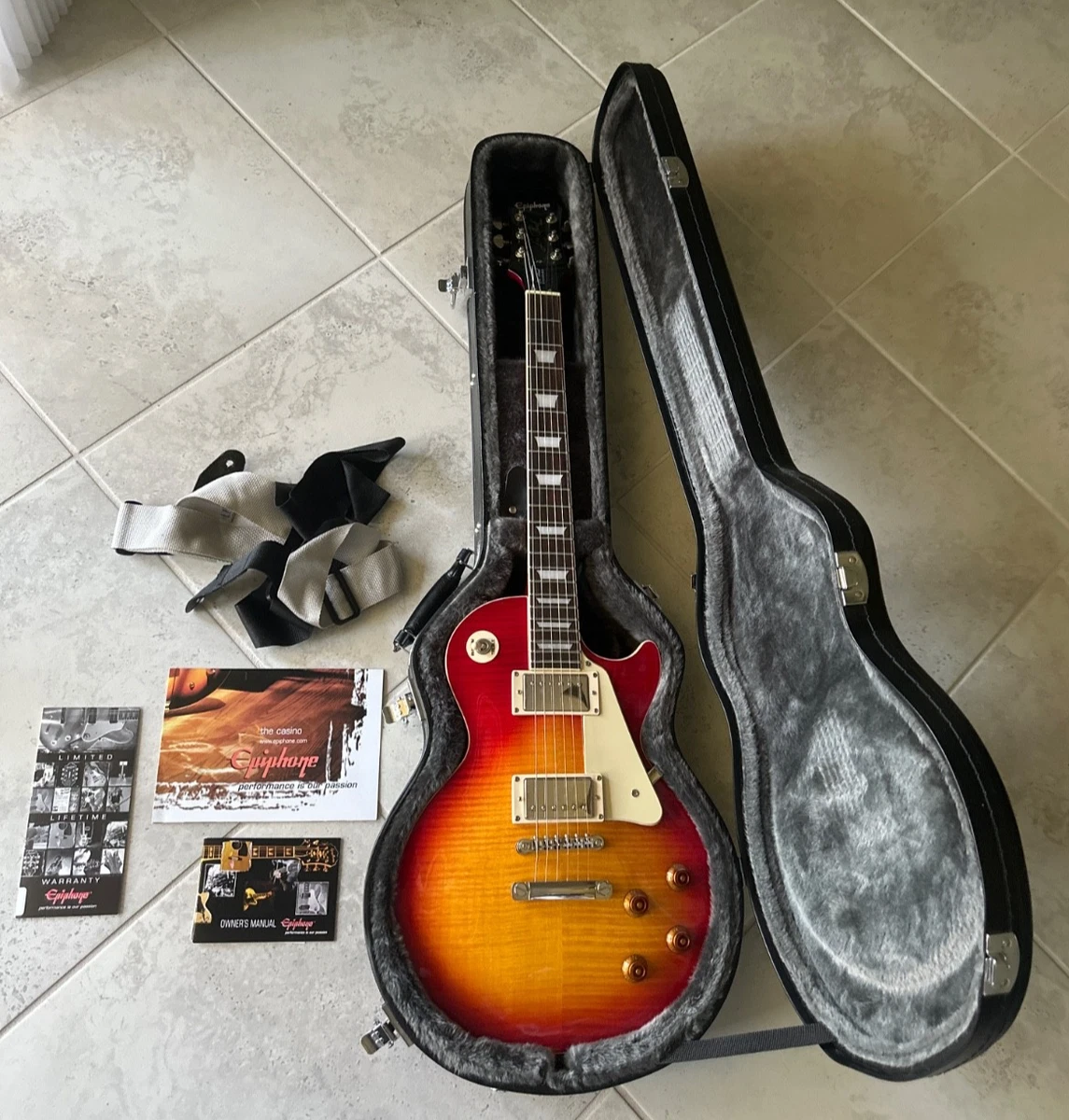 Epiphone Les Paul Standard PlusTop Pro Solid Electric Guitars for