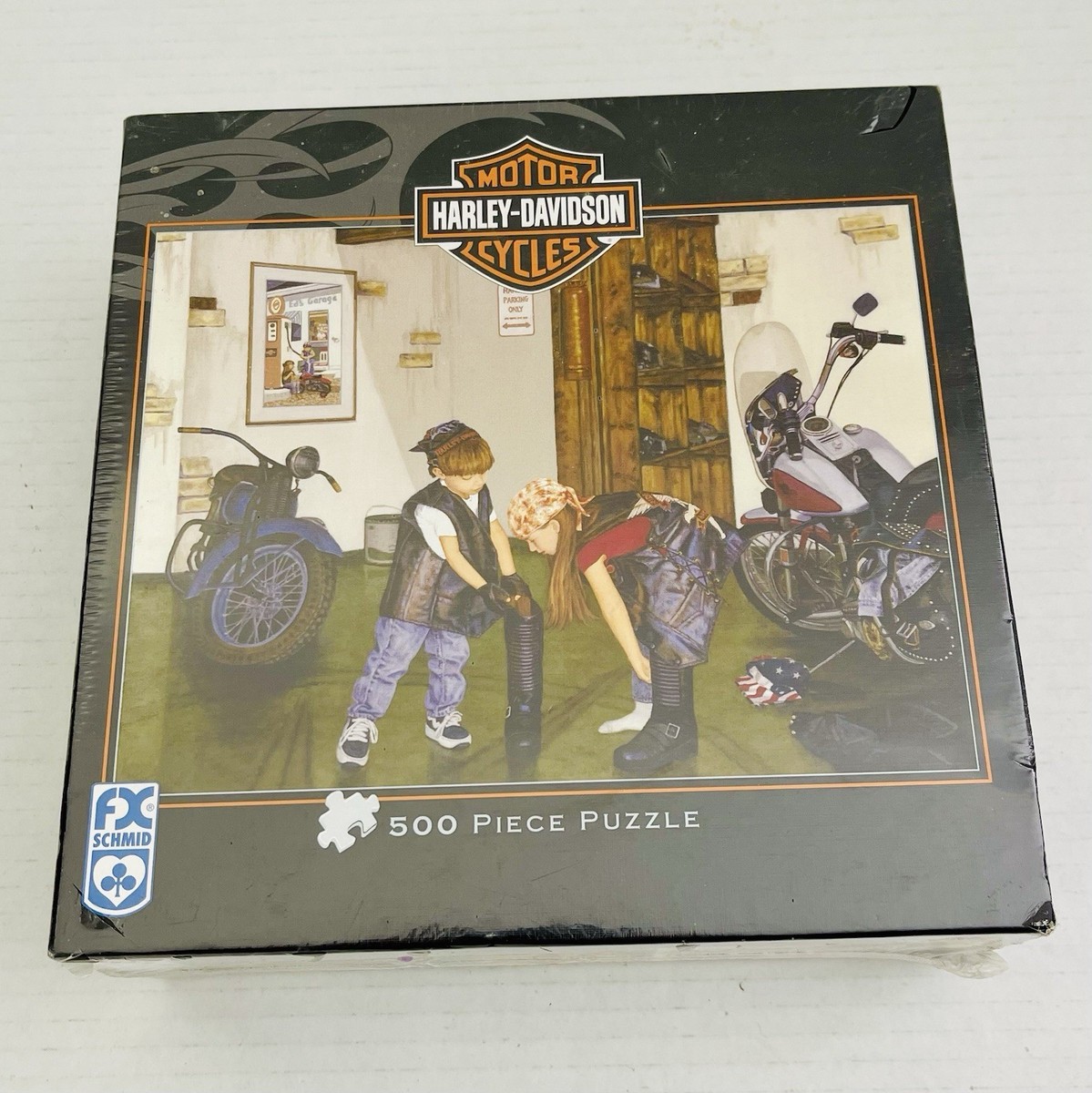 Puzzle　511MS Harley Davidson Motorcycles Getting in Gear Jigsaw Puzzle (500
