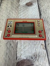 Nintendo Game & Watch MICKEY MOUSE MC-25 1981 W Box & English Instruction Tested