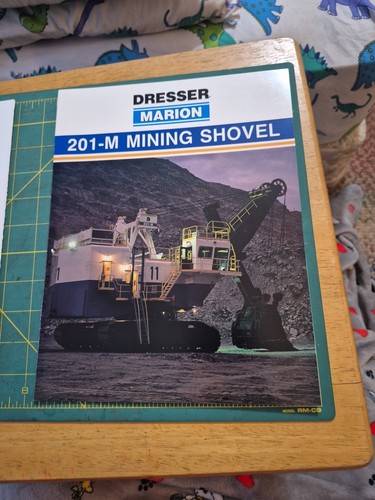 1980's? Marion Dresser 201-M Mining Shovel Brochure 8 Pages