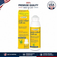 Fast-Acting Roll-On Liquid with 4% Lidocaine - Ideal for Aches, 2.5 Oz