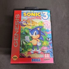 SEGA Sonic the Hedgehog 3 Sega Genesis, Original Case, CIB