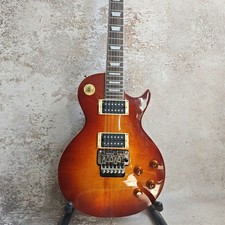 Custom Shop LP Brown Burst Electric Guitar Chrome Hardware Floyd Rose Bridge