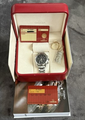 【Full set】OMEGA Speedmaster 3513.50 Black Dial Chronograph Automatic Date