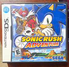 SEGA Sonic Rush Adventure (Nintendo DS, 2007) E CIB Case & Manual NTSC-U/C
