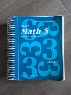 Saxon Math 3 Home Study Teacher's Edition