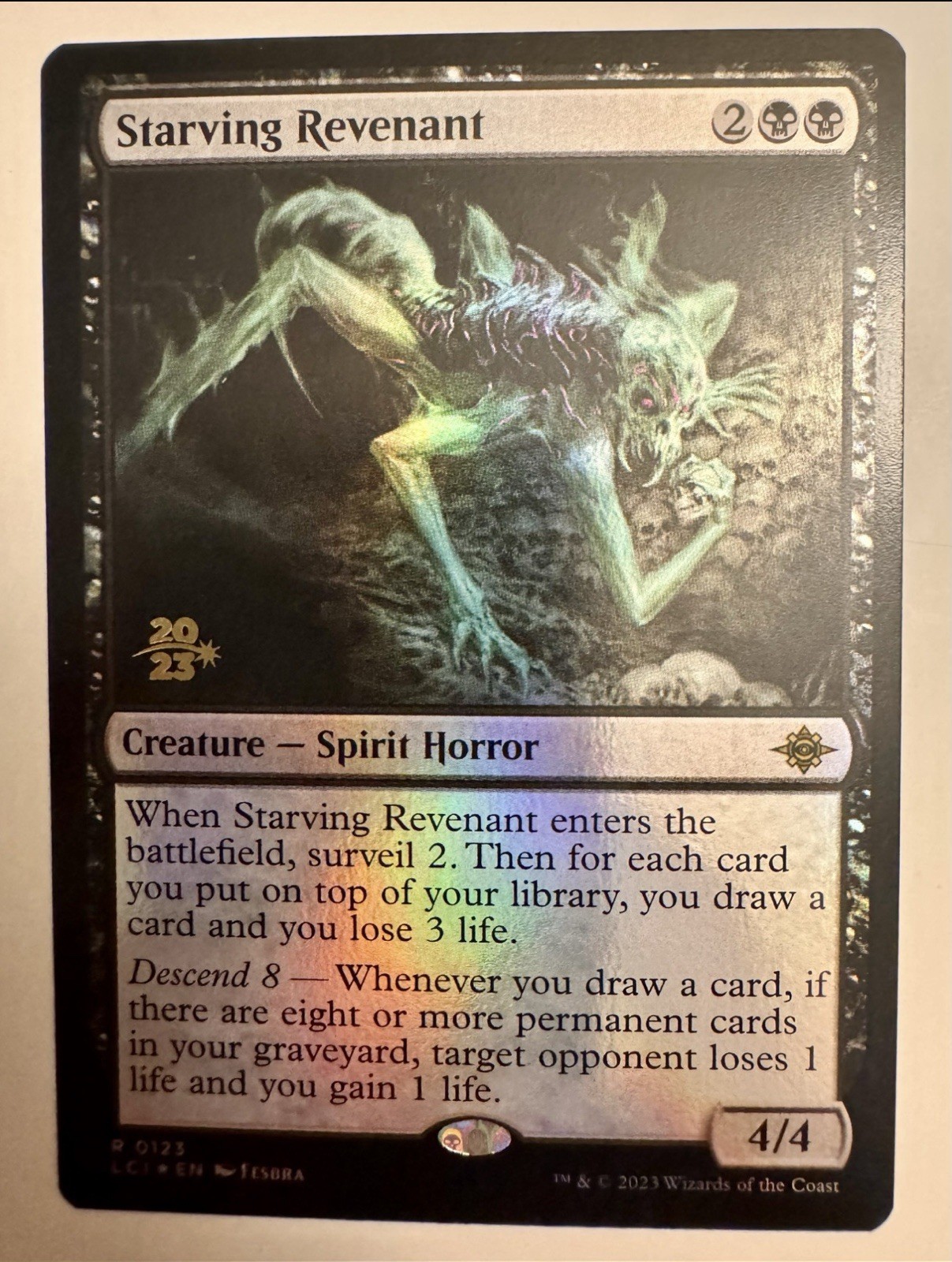Starving Revenant -Foil Light Play MTG Promos: Prerelease Cards