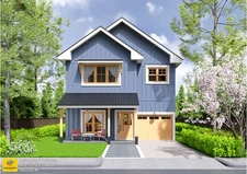 House Plan Modern Simple 3 Bedroom, 3 Bathroom - PRO 6