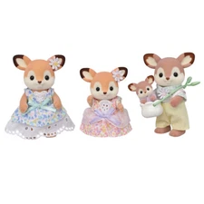 Calico Critters #CC2207  DEER FAMILY New in Box