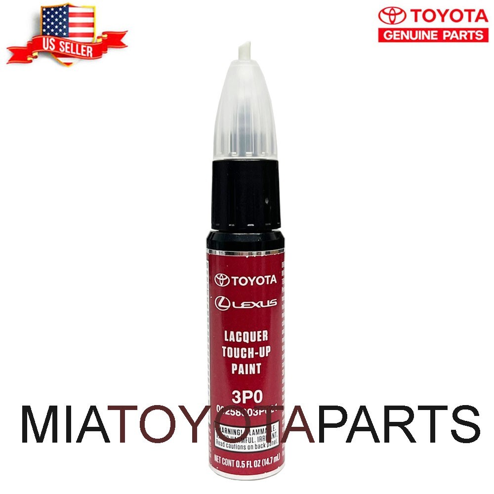 OEM Genuine Toyota Touch-Up Paint Pen Code 3P0 Absolutely Red