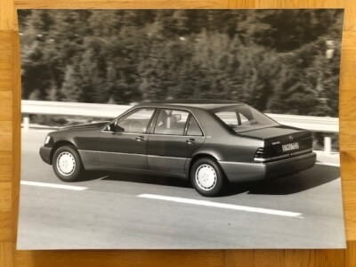 Factory Photo Mercedes S-Class 600 SEL W140 1991 Press Photo Press Photo Brochure