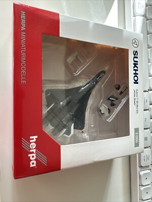 スホーイ T-50 （SU-57） プロトタイプ ホワイトシャークhelpa 1/200 HERPA Sukhoi T-50 SU-57 Prototype White Shark 931057 | eBay