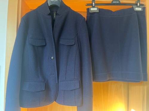 Marc Cain Anzug Damen Kostüm Set Zweiteiler Gr. EU 40 / N4 Dunkel Blau - Bild 10 von 15