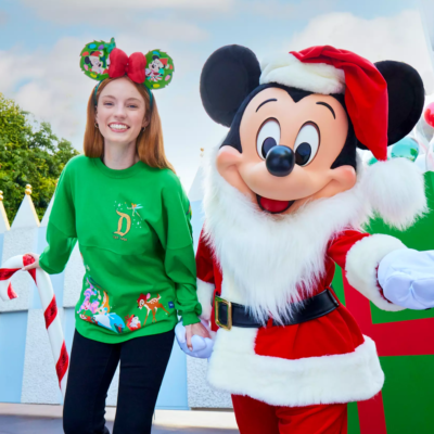 Disney Christmas Holiday Spirit Jersey for Adults Disneyland M New