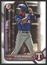 Yeison Morrobel #BD-58 2022 Bowman Draft Texas Rangers