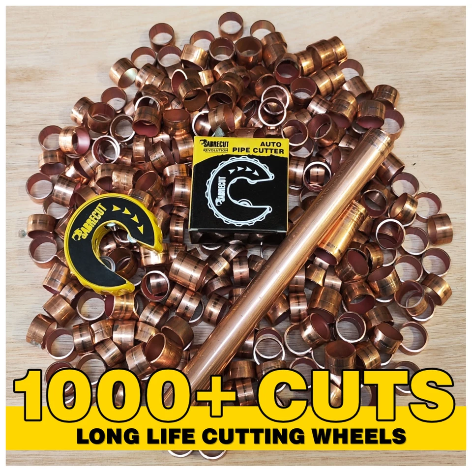 SabreCut 15 & 22mm Pipe Slice Cutter Tool Twin Pack Set Cutting Tool Heavy Duty - Image 2 of 4