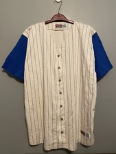 Vintage Wilson Pro 5000 Baseball Jersey Pin Stripe Men  s Size XL USA E188 
