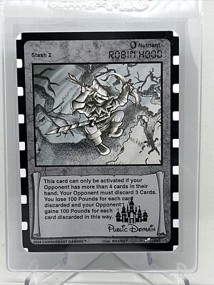 CannaBeast Gaming Public Domain Non Holo Robin Hood #15/80 TCG Pack Fresh! CCG