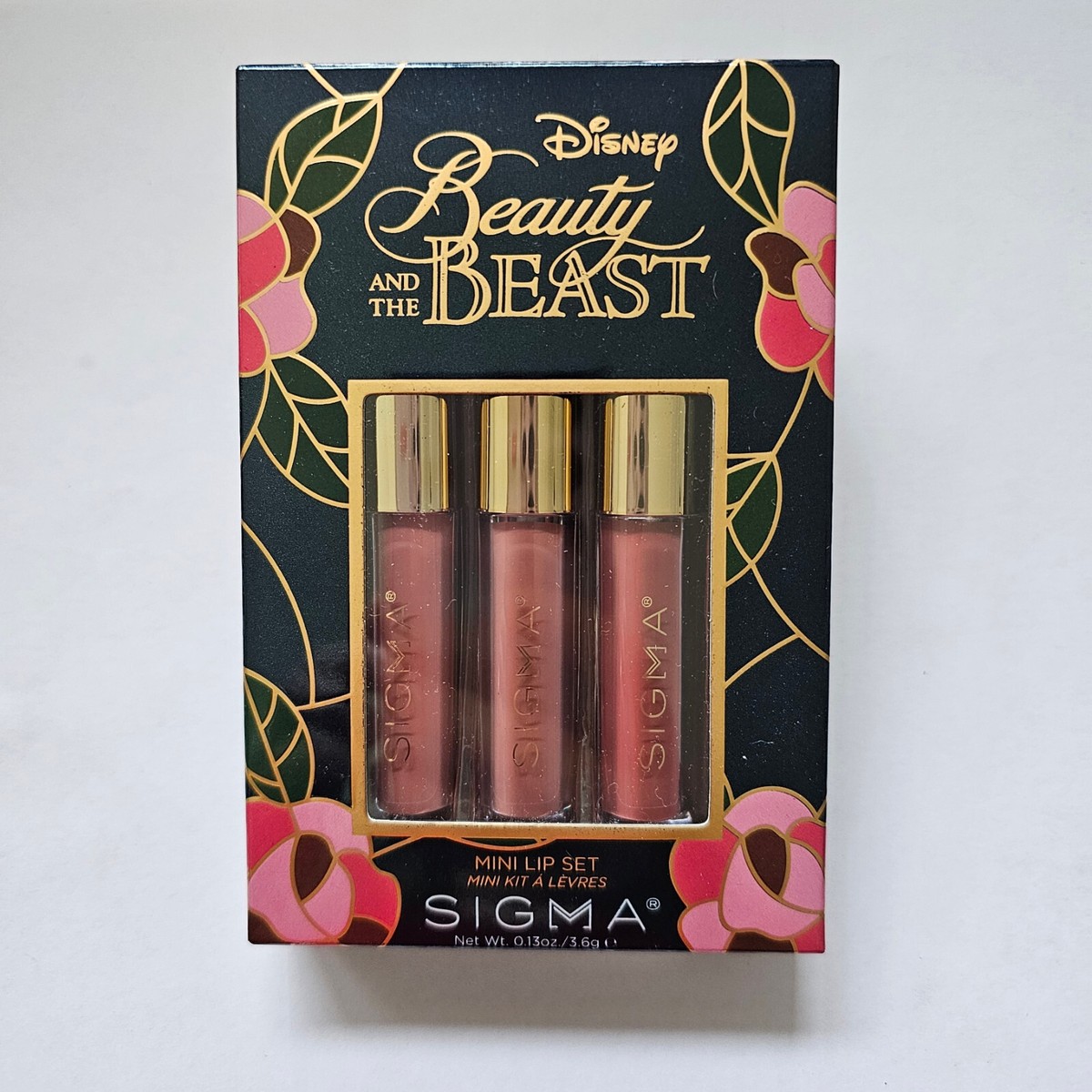 Sigma Beauty X Disney Beauty And The Beast Mini Lip Trio Set NEW
