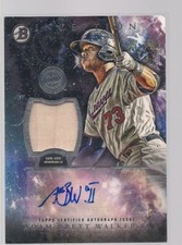 ADAM BRETT WALKER JERSEY AUTO 2014 BOWMAN INCEPTION BASEBALL