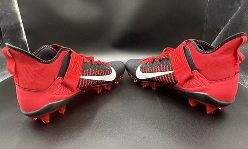 Nike Men's Alpha Menace Pro 2 Football Cleats Black Red BV3945-600 Size 16 New - Picture 5 of 7