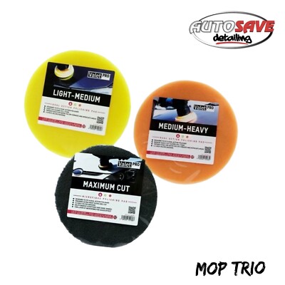 ValetPRO Light bis Medium bis Maximum DA Polierpads (MOP1 MOP2 MOP3)