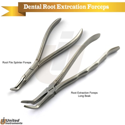 Tooth Extraction Long Tip Forceps Endodontic Root Nerve File Splinter ...