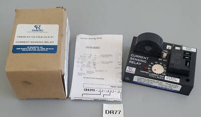 *NEW IN BOX* CR Magnetics CR4395-EH-120-330-B-CD-ELR-I Current Sensing Relay 