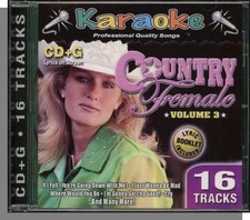 Karaoke CD G - Country Female Vol 3 - New 16 Song CD I'm Gonna Getcha Good 